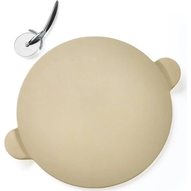 Napoleon PRO Pizzastein 38 cm mit Schneideroller