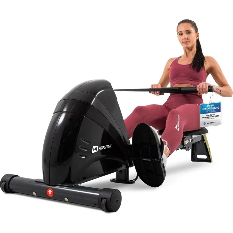 Hop-Sport BOOST Rudergerätd mit 10 Stufen, klappbar, 120 kg