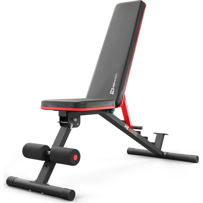 Hop-Sport Hantelbank HS-2050HB klappbar, stabil, mit Beinfixierung
