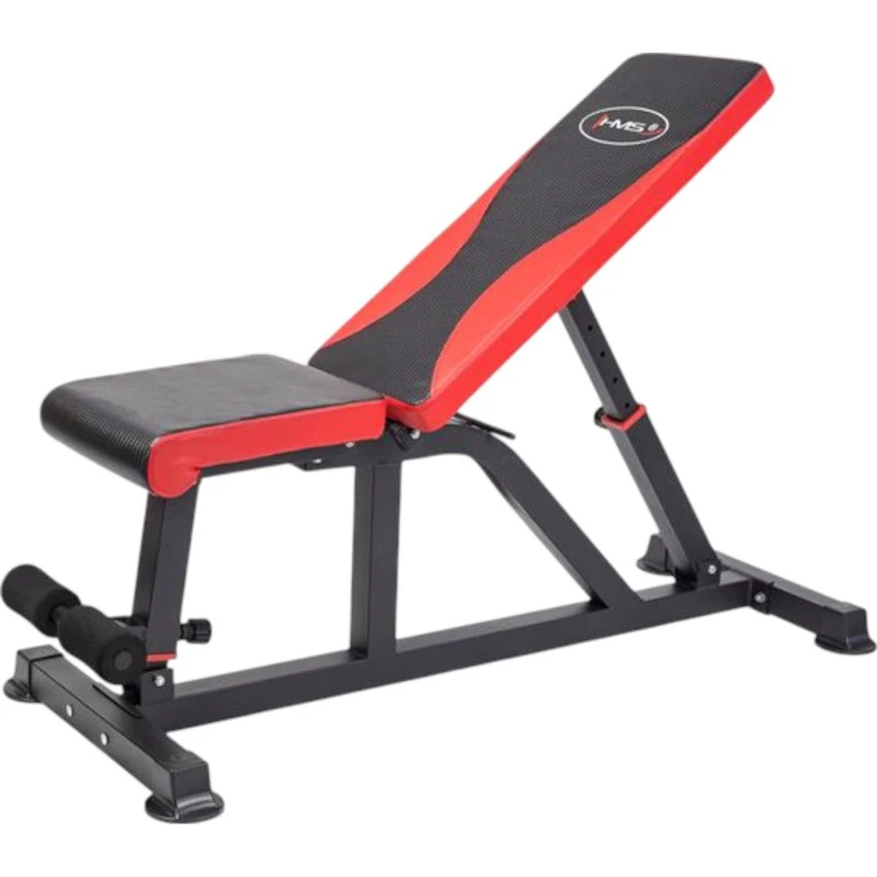 HMS L8015 Multifunktionale Hantelbank schwarz/rot