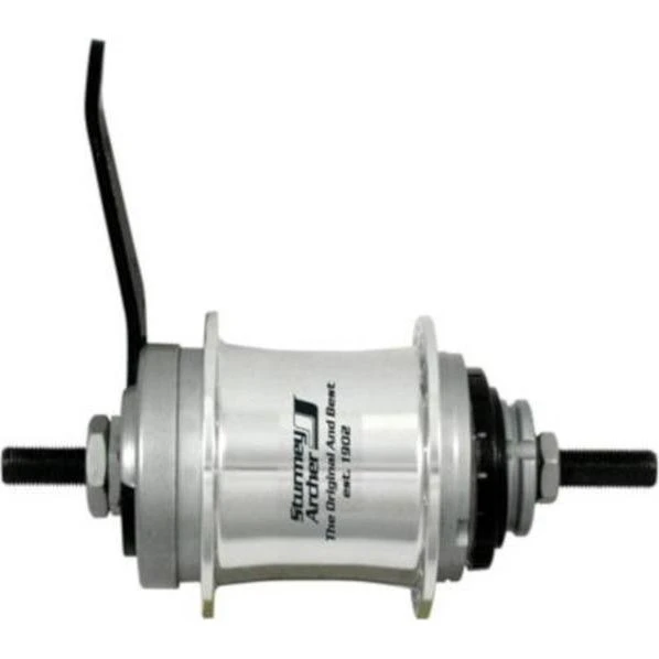 Sturmey-Archer S-RC3 3-Gang-Hinterradnabe silber 36L