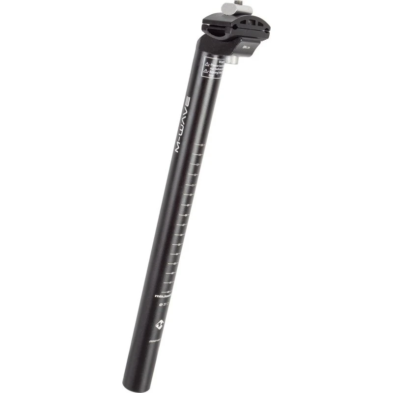 M-Wave Sattelstütze 27,2 mm x 350 mm schwarz eloxiert