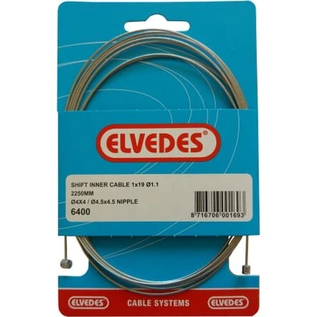 Elvedes Innenzug 1,1 mm, 2250 mm, verzinkt