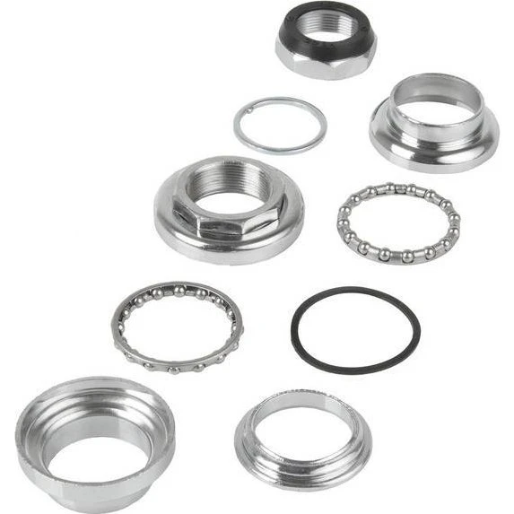 NECO 1a Steuersatz 1 Zoll, verchromt, silber