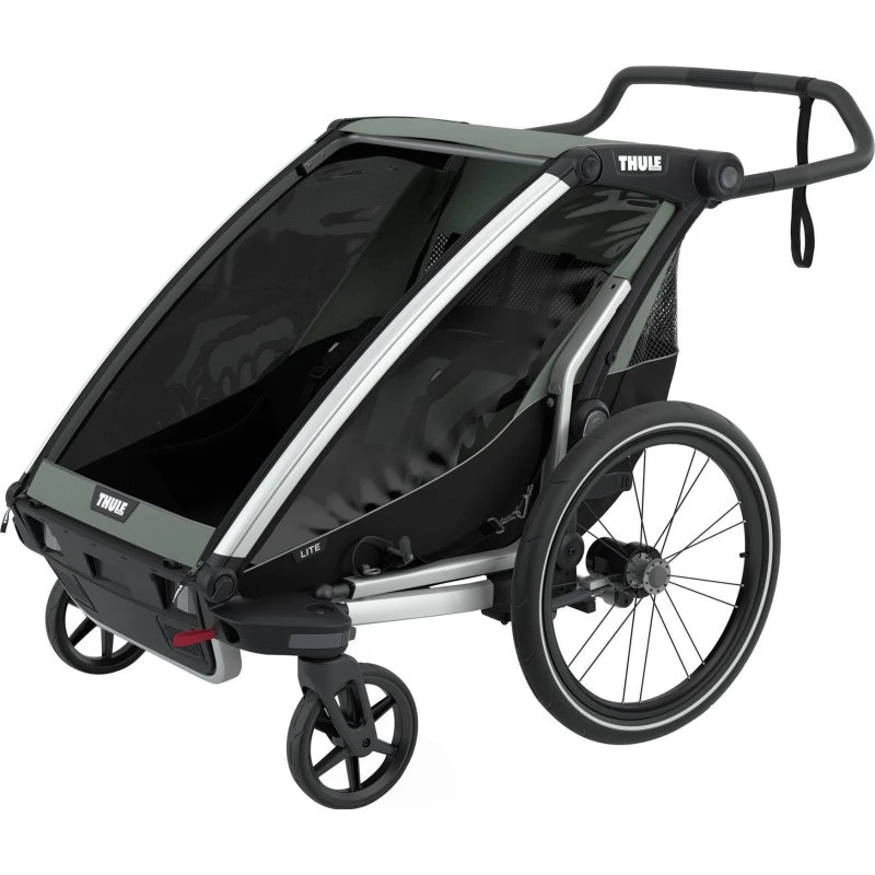 Thule Chariot Lite 2 Zweisitzer Fahrradanhänger Agave Grün