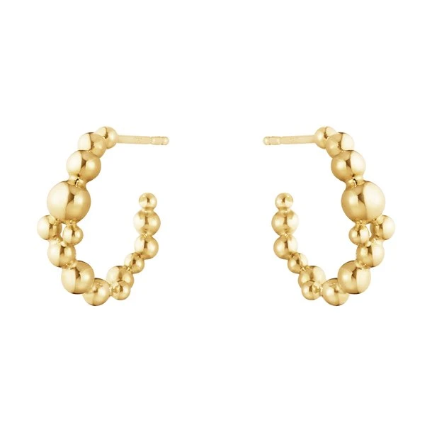 Georg Jensen Moonlight Grapes Hoops 18K Gold