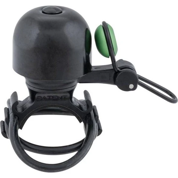 Contec Diamond Bing Fahrradklingel 26 mm Schwarz/Green