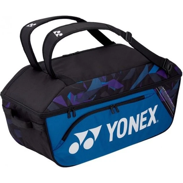 Yonex Pro Wide Open 3-Schläger-Tennistasche, Blau