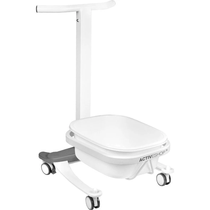 Activ COMFORT Höhenverstellbare Pediküre-Wanne mit Rollen