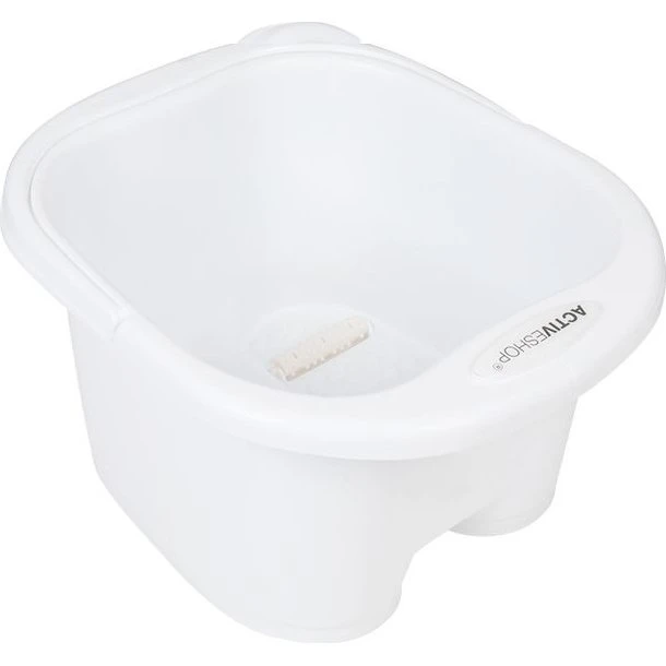 Ellashaar Fußbadewanne mit Massagerollen weiß