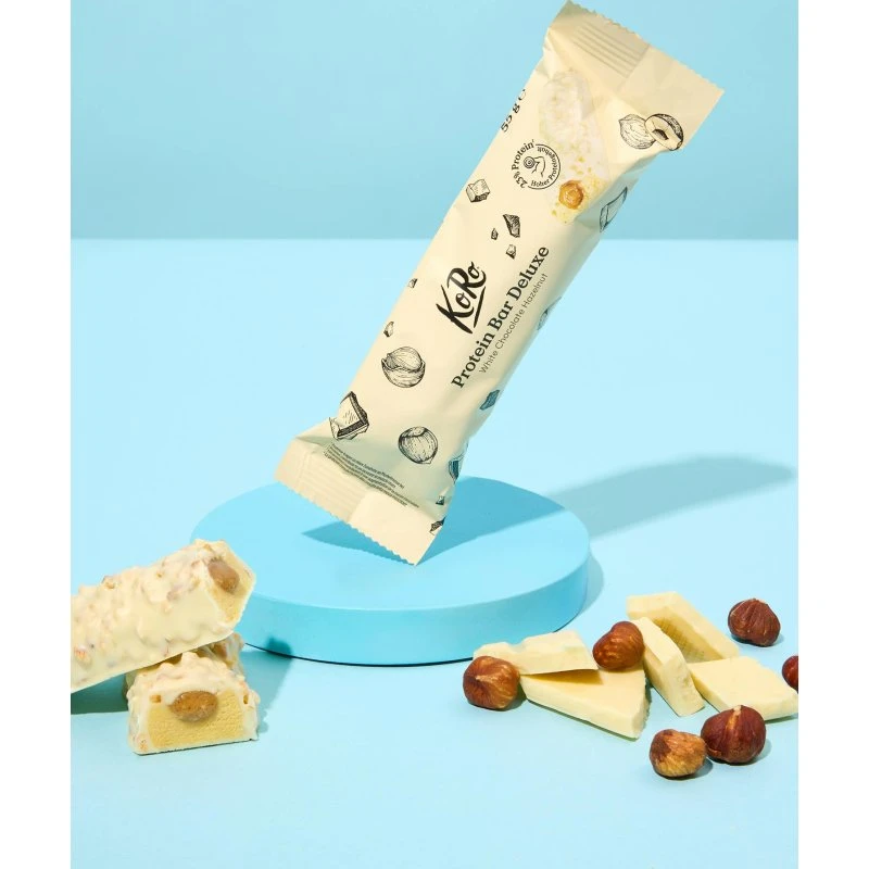 KoRo Protein Bar Deluxe Weißer Schokolade-Hazelnuss 55 g