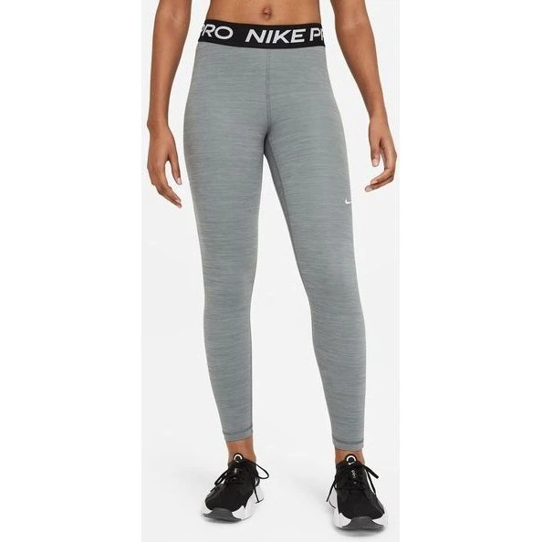 Nike Damen Pro Tights 365 Grau/Schwarz/Weiß