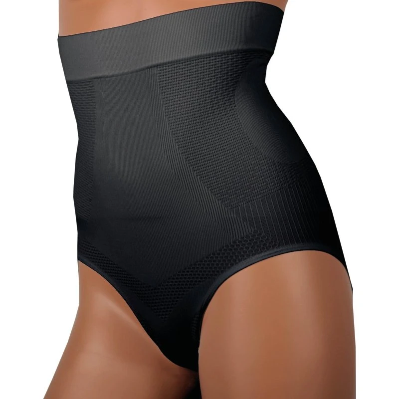 Braun Highwaist-Seamless-Miederhose Bauchweg-Effekt