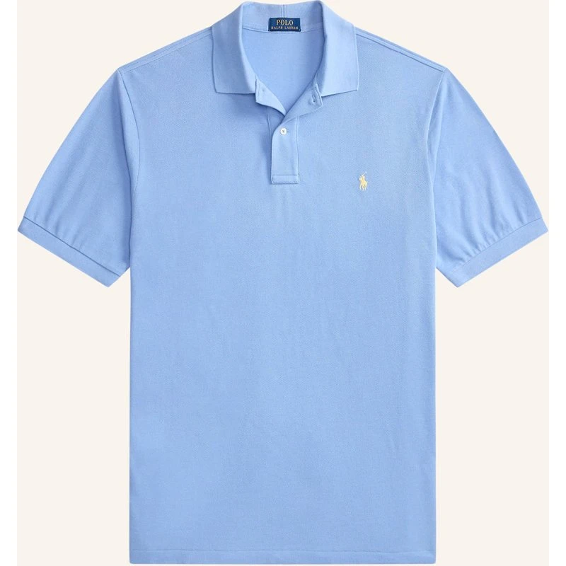 Polo Ralph Lauren Poloshirt mit Logo-Stickerei, Hellblau