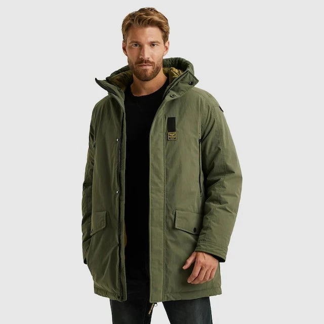 PME LEGEND Parka mit Kapuze, schwarz, Größe M