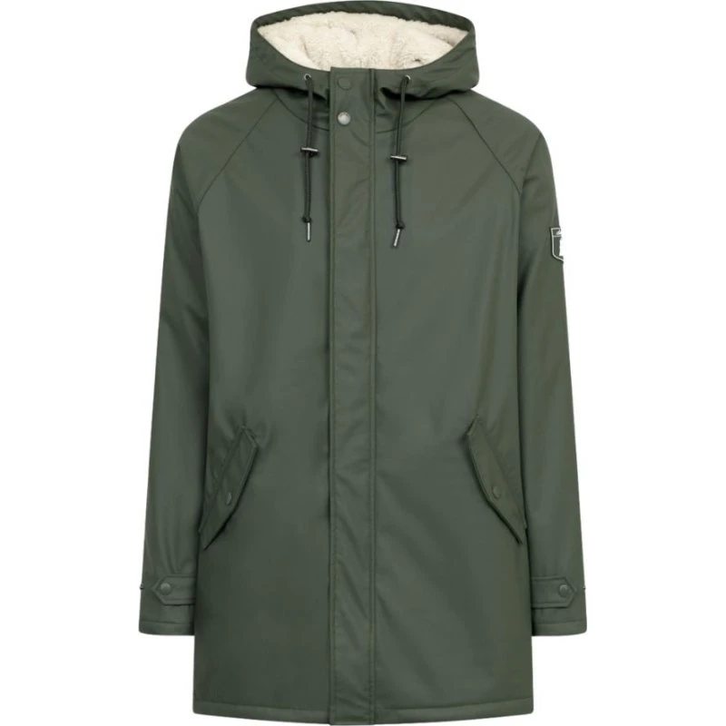 Derbe TREKHOLM Gefütterte Regenjacke olive/off white