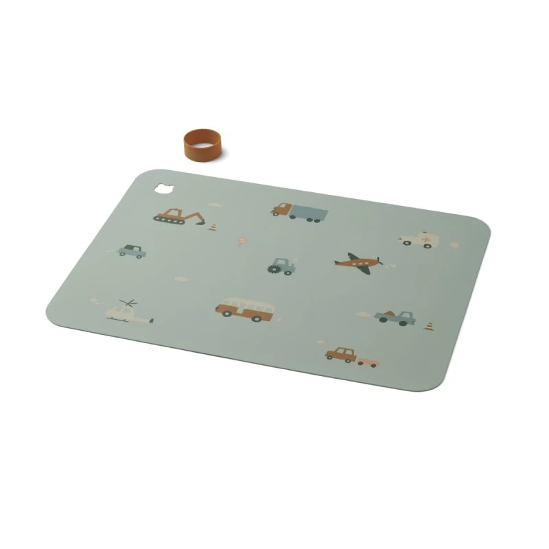 Liewood Jude Placemat - Fahrzeuge, 100% Silikon