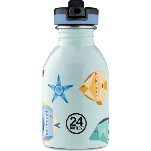 24Bottles Kids Bottle 0,25 l Edelstahl Sea Friends