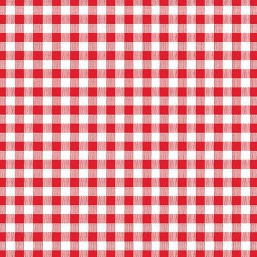 Papstar Servietten 33x33 cm rot Vichy Karo 3-lagig