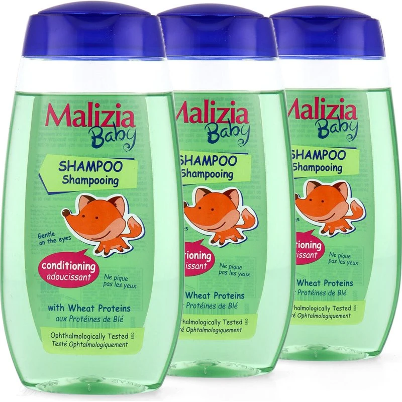 Malizia Baby Shampoo mit Weizenproteinen 300 ml
