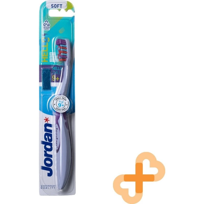 Jordan Hello Smile 9+ Zahnbürste Kinder magnetisch weich