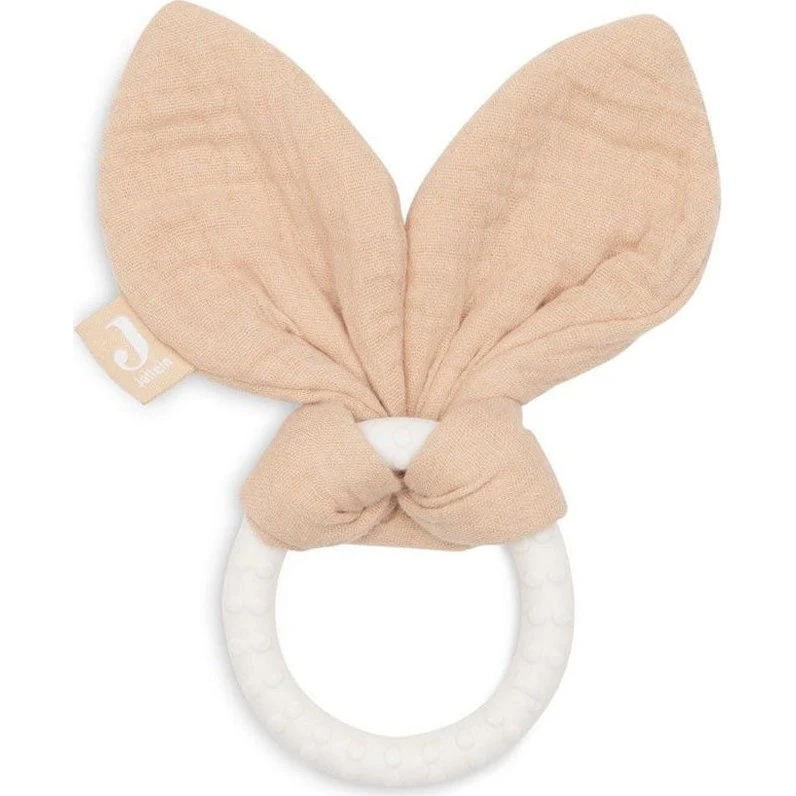 Jollein Silikon-Beißring Hasenohren Gelb