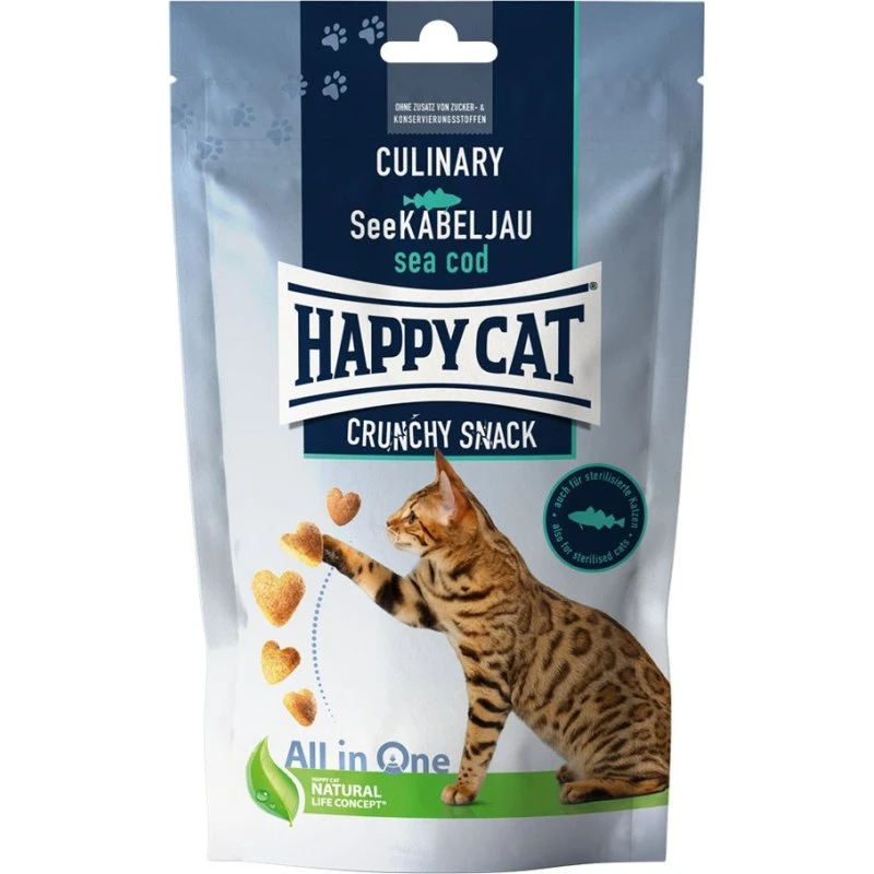Happy Cat Culinary Crunchy See-Kabeljau 70g