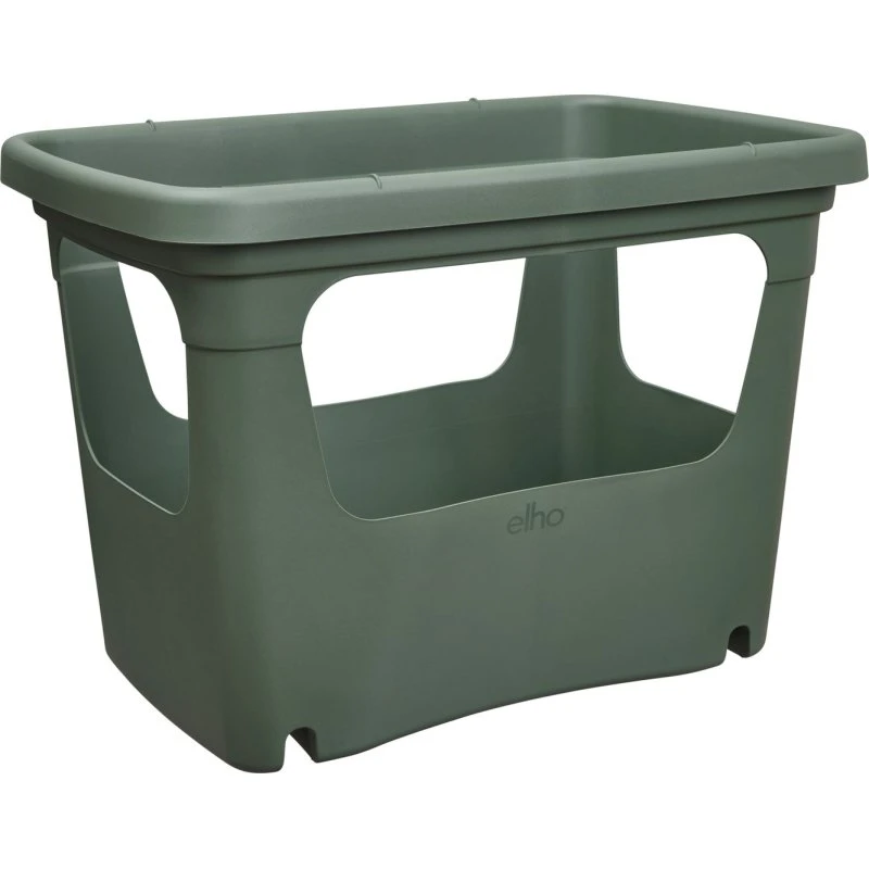 elho Green Basics Stack & Grow 50, Ø50,9 x H35,7 cm, Schwarz/Living Schwarz