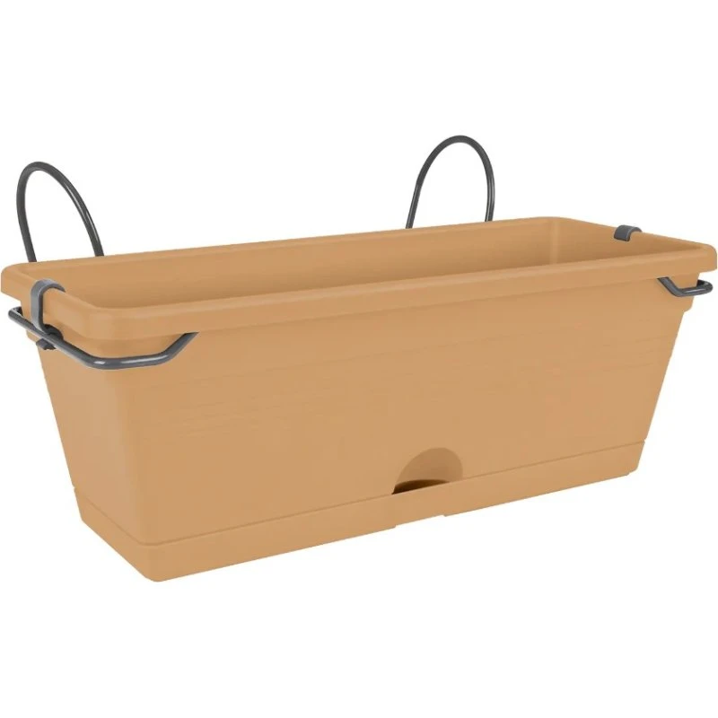 Elho Green Basics Mini 30 all-in-1 Blumenkasten mild terra