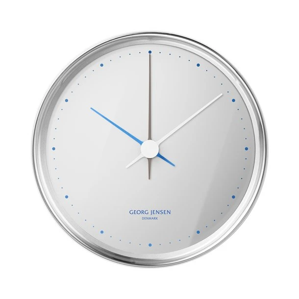 Georg Jensen Henning Koppel Wanduhr 10 cm poliert