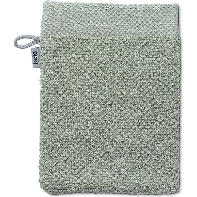 Kela Waschhandschuh Lavinia hellgrau 15x21 cm