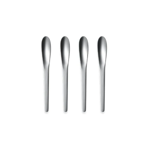 Georg Jensen Arne Jacobsen Kaffeelöffel 4 Stk. matt