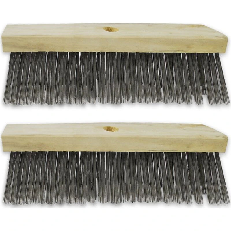 Stahlbesen 30 cm (2 St.) – Eisenbesen für robuste Reinigung