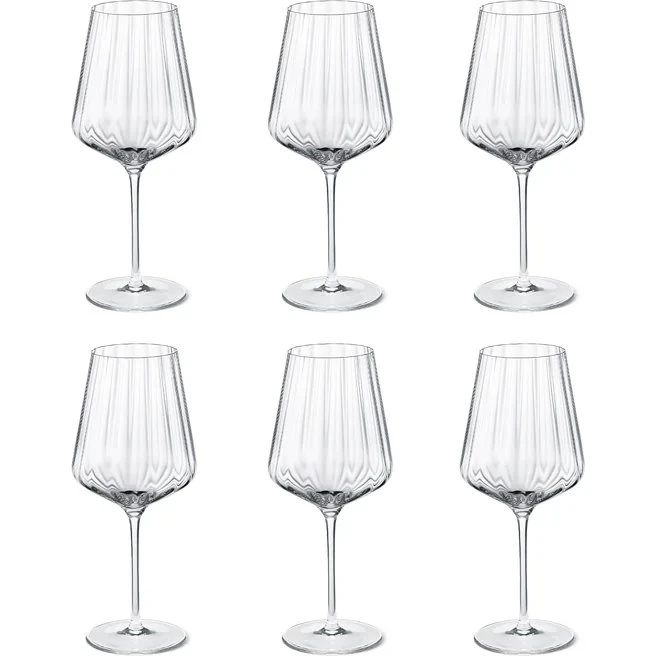 Georg Jensen Bernadotte Weißweinglas 43 cl, 6er Set