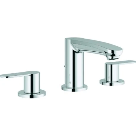 Grohe Eurostyle Cosmopolitan 3-Loch-Waschtischarmatur, chrom, 130 mm