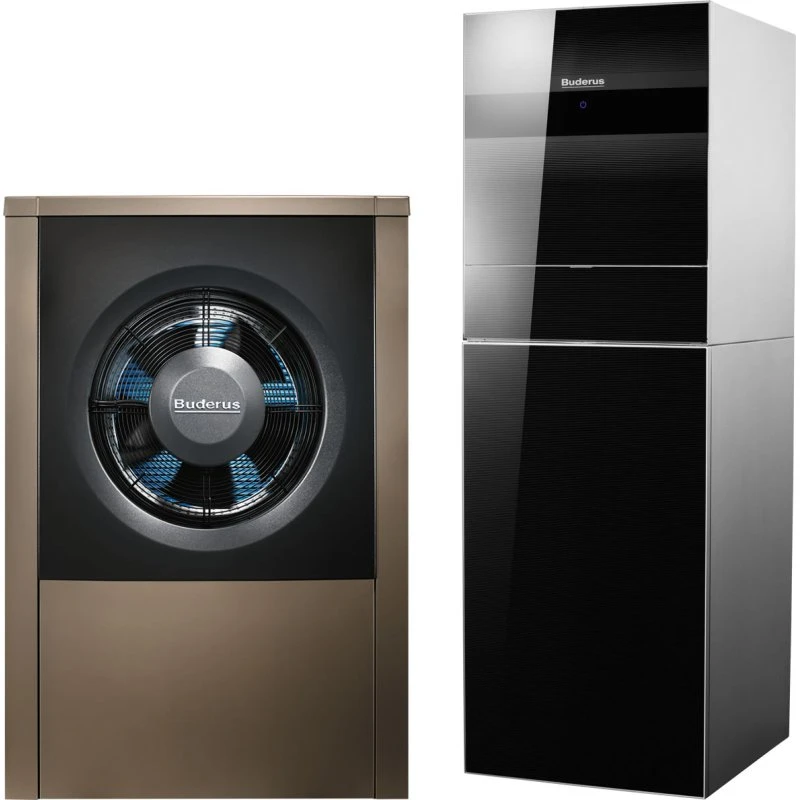 Buderus Logatherm WLW196-6 iART190 Luft-Wasser-Wärmepumpe 7,7 kW mit Tower