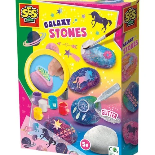 SES Creative Galaxy Steine – Farbenfrohe Naturkunstwerke gestalten