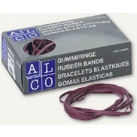 Alco Gummibänder 150x4 mm rot 1kg