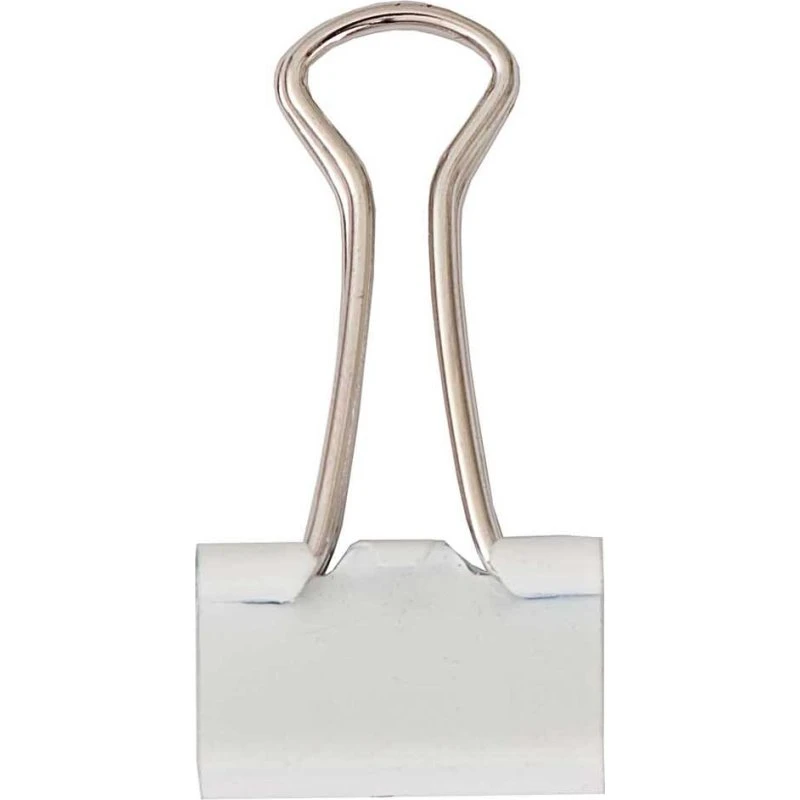 Rico Design Foldback-Klammer 19 mm weiß