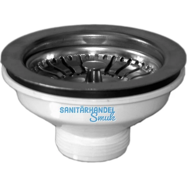 HL1490 Ablaufventil Edelstahl 90 mm