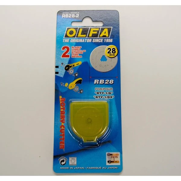 Olfa RB28-2 Ersatzklingen 28 mm, 2 Stück