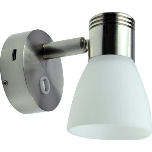 Talamex LED-Leseleuchte 10-30V 3000K dimmbar mit USB-C