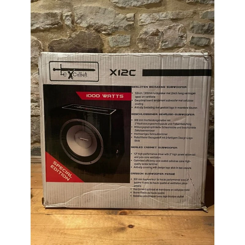 Excalibur X12C 1000W Bassreflex Boombox 30,5 cm
