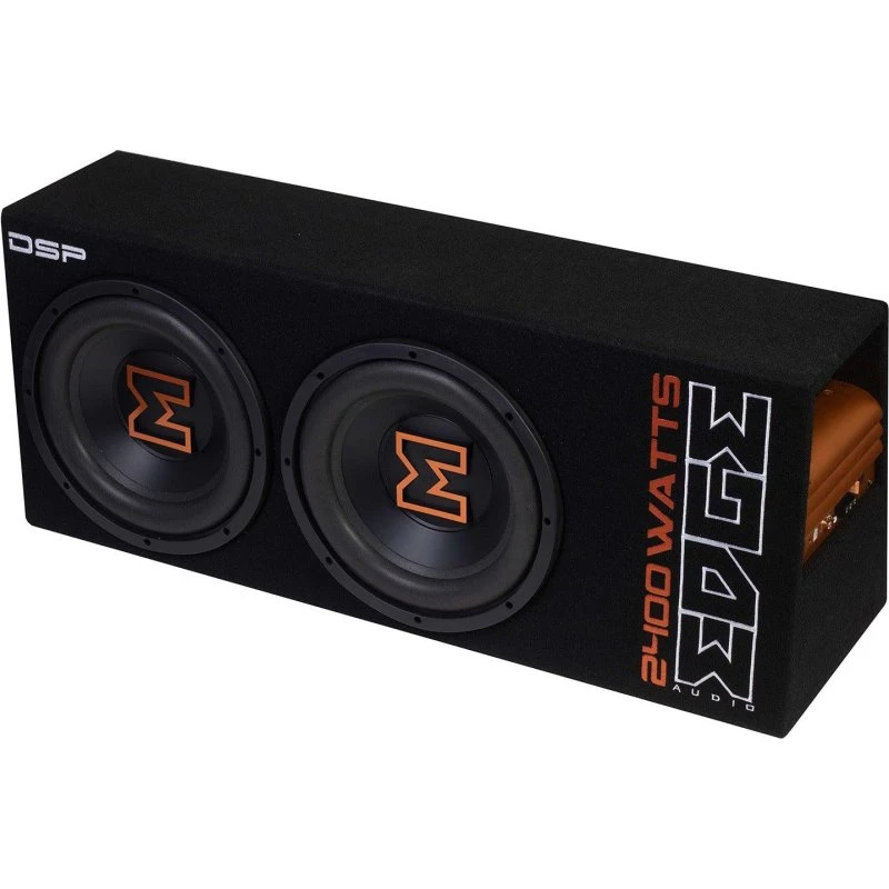 Edge EDBX12TADSP-E3 2x12" Aktiv-Subwoofer Schwarz