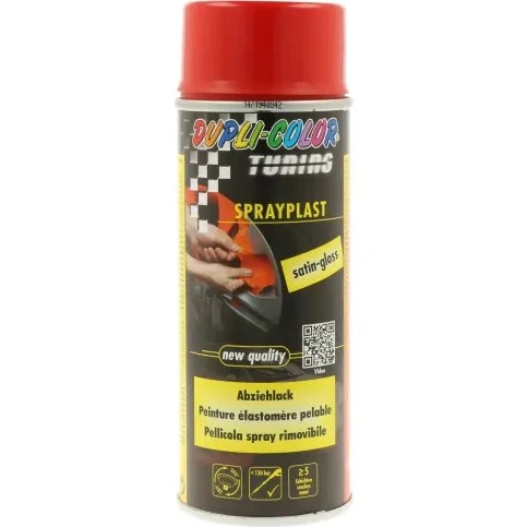 DUPLI-COLOR Sprayplast Rot Seidenglänzend 400 ml