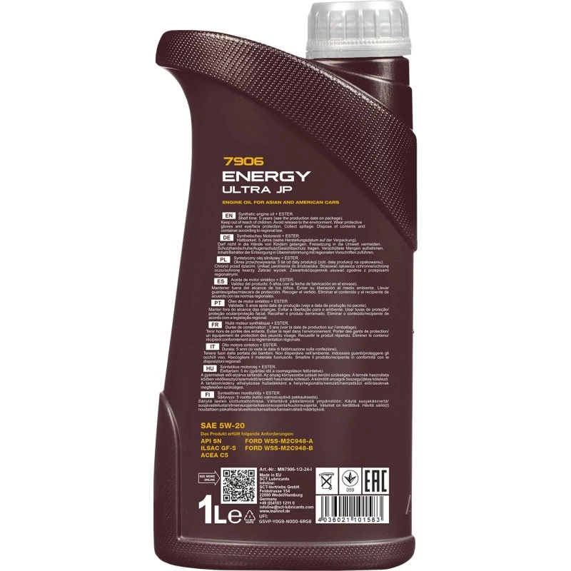 MANNOL 5W-20 Energy Ultra JP