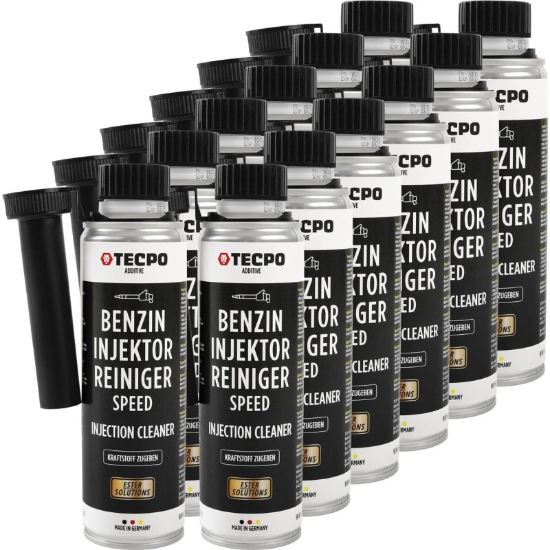 TECPO 12x300ml Injektor-Reiniger Ester Benzineinspritzdüse