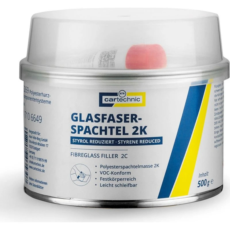 Cartechnic 2K Glasfaserspachtel 500g