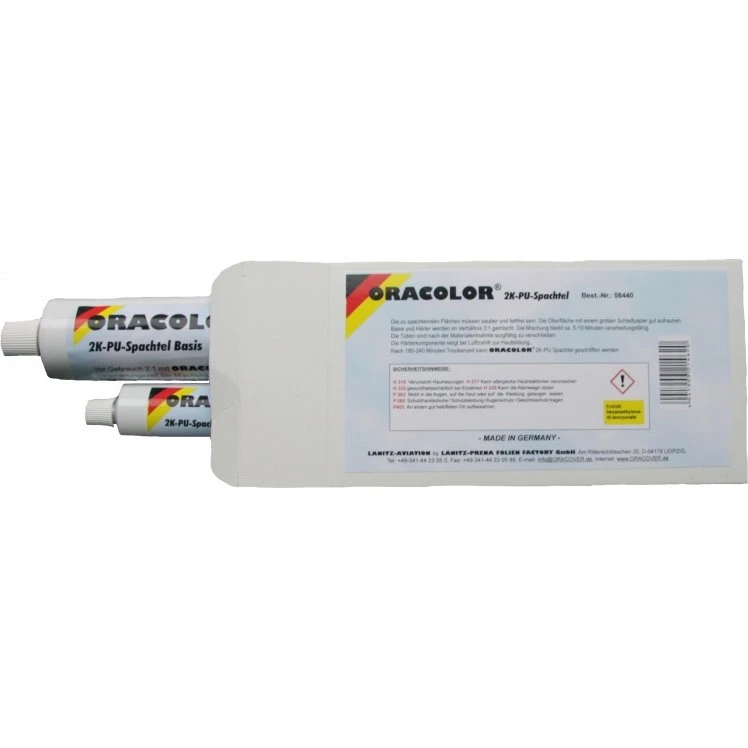 Oracolor 2K-PU Spachtel 300 g (200 g Basis / 100 g Härter)