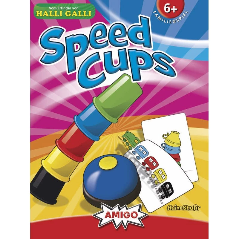 Amigo Speed Cups - Geschicklichkeitsspiel für 2-4 Spieler